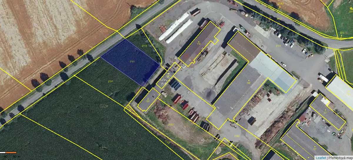 Prodej komerčního pozemku 3083 m²